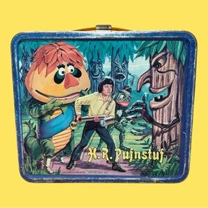 RARE Vintage H.R. Pufnstuf Metal Lunchbox with Thermos